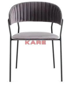 Armlehnstuhl Belle Grau (2/Set)