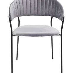 Armlehnstuhl Belle Grau (2/Set)