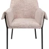 Armlehnstuhl Bess Beige Flitter