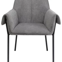 Armlehnstuhl Bess Grau