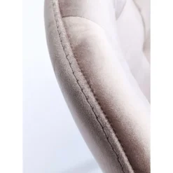 Armlehnstuhl Black Lady Velvet Grau