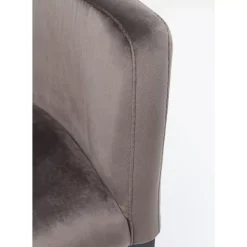 Armlehnstuhl Black Mode Velvet Grau