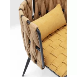 Armlehnstuhl Cheerio Gelb Inkl. Kissen