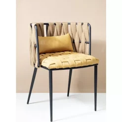 Armlehnstuhl Cheerio Gelb Inkl. Kissen