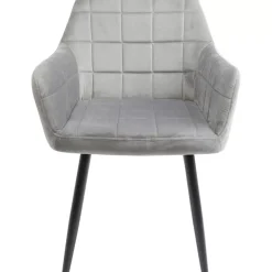 Armlehnstuhl Kim Grau