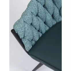 Armlehnstuhl Knot Petrol