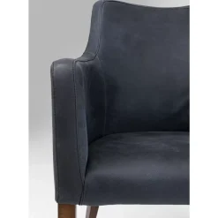 Armlehnstuhl Mode Leder Anthrazit
