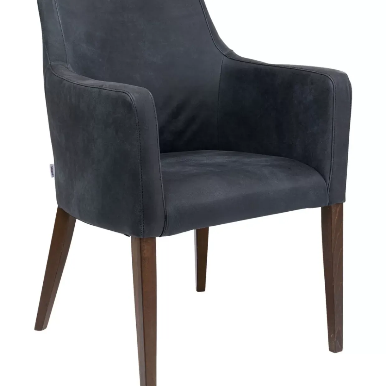 Armlehnstuhl Mode Leder Anthrazit