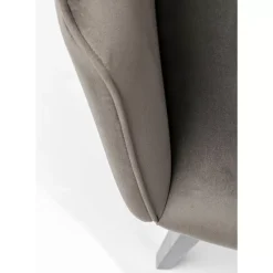 Armlehnstuhl Modino Velvet Grau