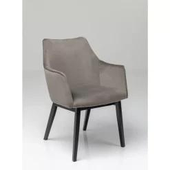 Armlehnstuhl Modino Velvet Grau