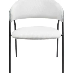 Armlehnstuhl Olina Grau