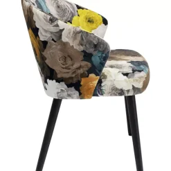 Armlehnstuhl Peony Flower Gelb