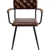 Armlehnstuhl Salsa Leder Braun