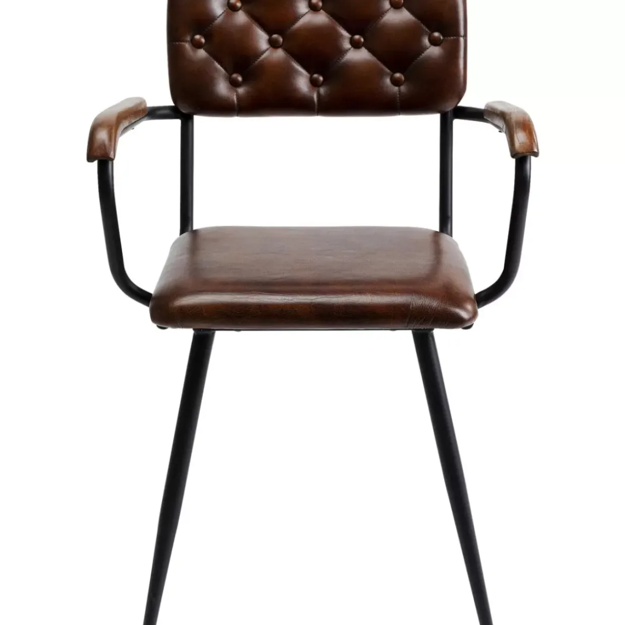 Armlehnstuhl Salsa Leder Braun