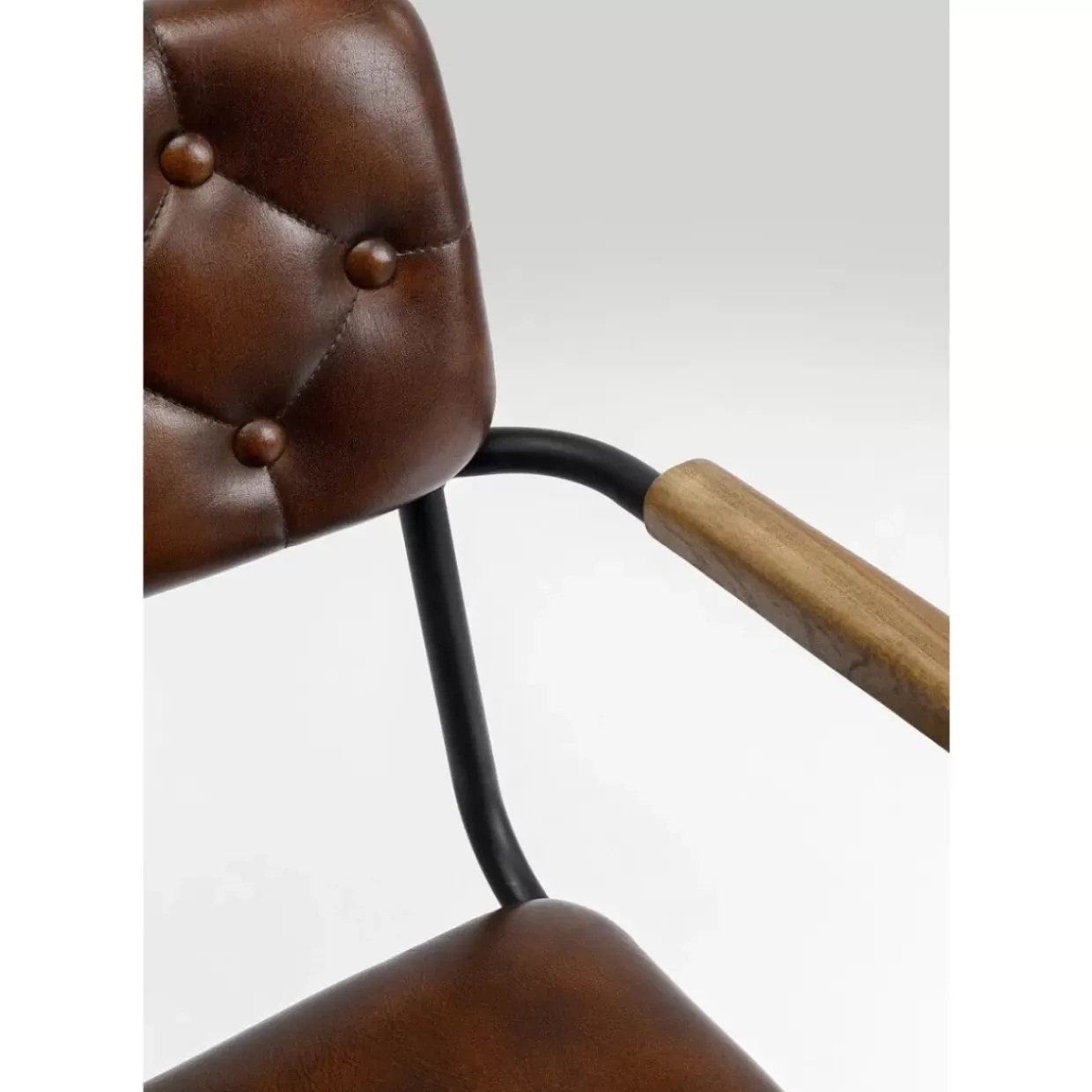 Armlehnstuhl Salsa Leder Braun