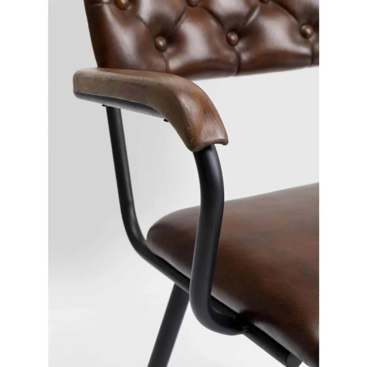 Armlehnstuhl Salsa Leder Braun