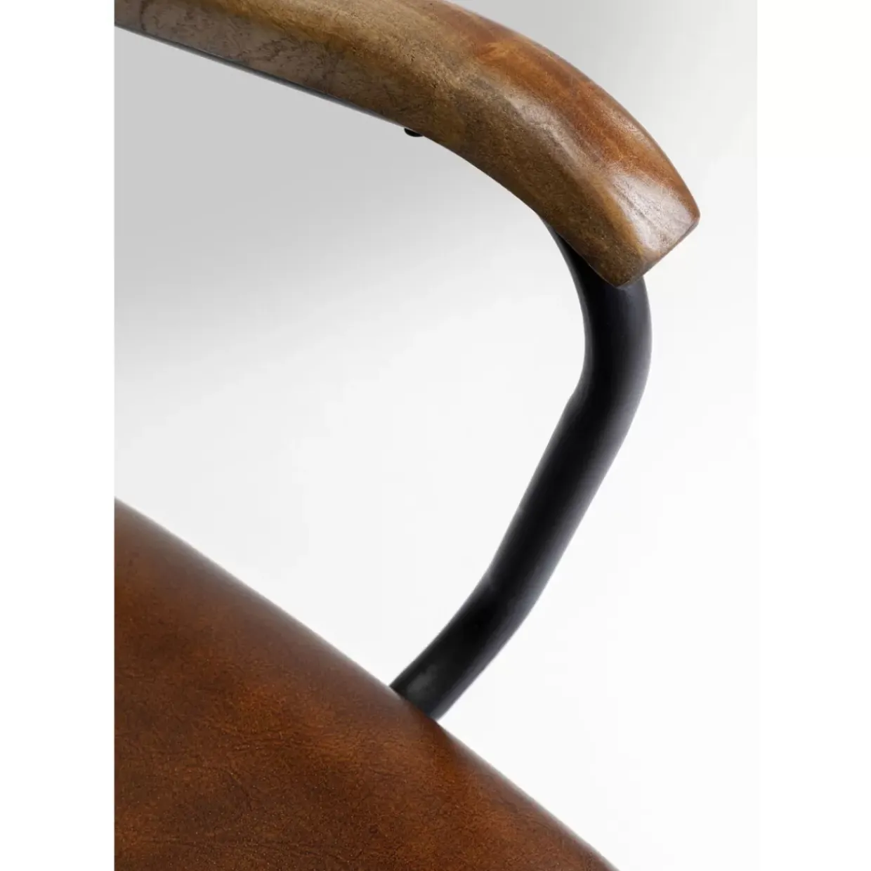 Armlehnstuhl Salsa Leder Braun