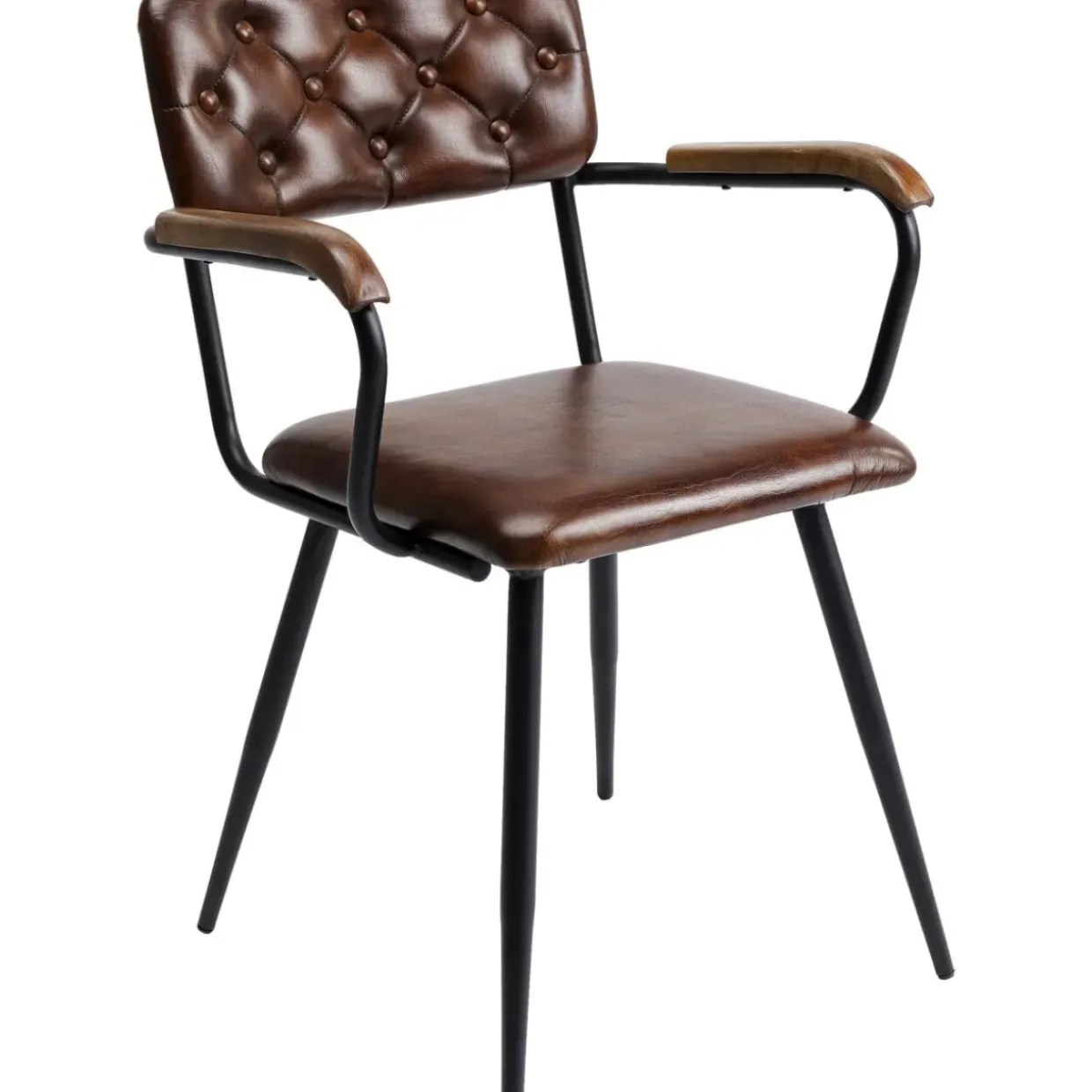 Armlehnstuhl Salsa Leder Braun