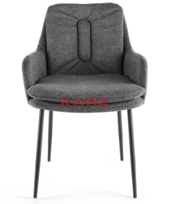 Armlehnstuhl Thea Dunkelgrau