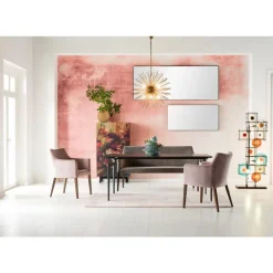 Bank Mode Velvet Grau