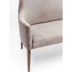 Bank Mode Velvet Grau