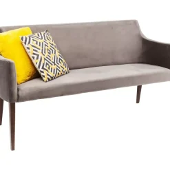 Bank Mode Velvet Grau