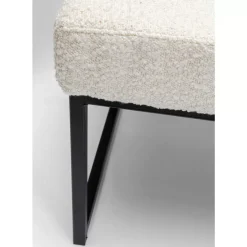 Bank Smart Boucle Creme Schwarz 150Cm