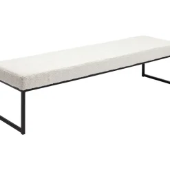 Bank Smart Boucle Creme Schwarz 150Cm