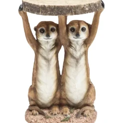 Beistelltisch Animal Meerkat Sisters O33Cm