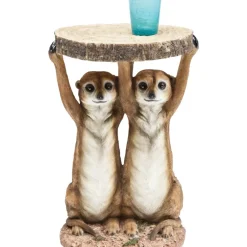 Beistelltisch Animal Meerkat Sisters O33Cm