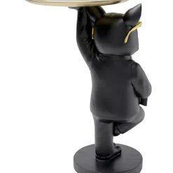 Beistelltisch Cool Bulldog Tray Schwarz 34X55Cm