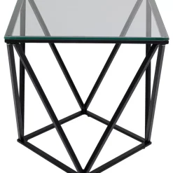 Beistelltisch Cristallo Schwarz 50X50Cm