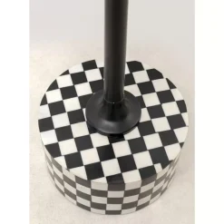 Beistelltisch Domero Chess Schwarz Weis O25Cm