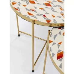 Beistelltisch Priya Weis (2/Set)