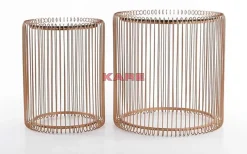 Beistelltisch Wire Copper (2/Set) O44Cm