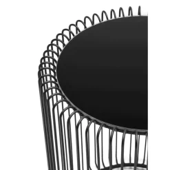 Beistelltisch Wire Schwarz (2/Set) O44Cm