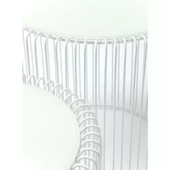 Beistelltisch Wire White (2/Set) O44Cm