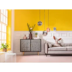 Beistelltisch Wire White (2/Set) O44Cm