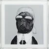 Bild Frame Mirror Designer Dog 60X60