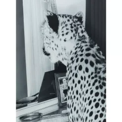Bild Glas Metallic Gepard 100X150