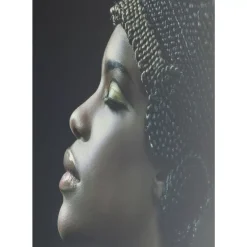 Bild Glas Royal Headdress Profile 100X150Cm