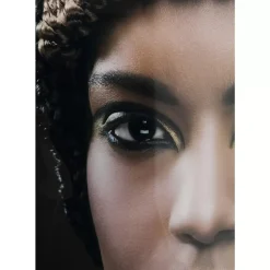 Bild Glas Royal Headdress Face 150X100Cm