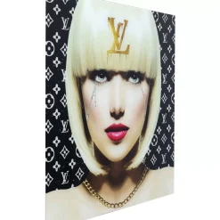 Bild Glas Runny Eyes 80X80