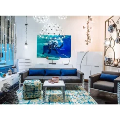 Bild Glas Swimming Elephant 180X120Cm