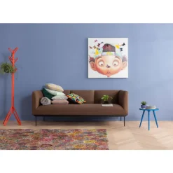 Bild Touched Boy With Butterflies 100X100Cm