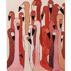 Bild Touched Flamingo Meeting 120X90Cm