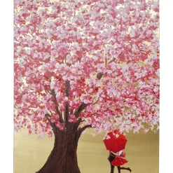 Bild Touched Flower Couple Gold Pink 160X120Cm