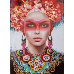 Bild Touched Red Eye Lady 90X140