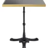 Bistrotisch Kaffeehaus Rim Square Schwarz 60X60