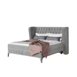 Boxspringbett Benito Moon Grau 160X200Cm